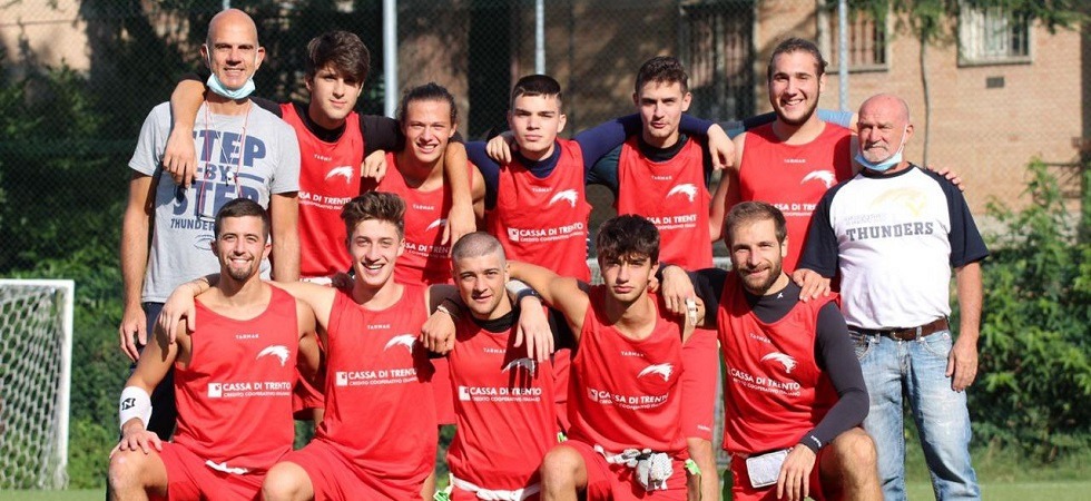 I Thunders Trento pronti alle fasi finali del campionato di flag football